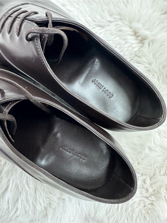 John Lobb Becketts Dark Brown Misty Oxfords UK 9EE US 10EE New
